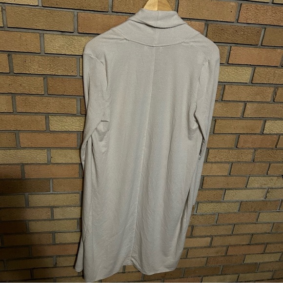 H by Halston Cardigan Sweater Open Front Long Beige Women’s Size M - Picture 4 of 6